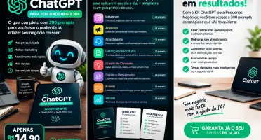 Kit ChatGPT para Pequenos Negócios — 300 Prompts Prontos