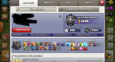 Clash of clans cv9 Full + clash royale lvl 12