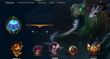Conta LOL borda Ouro + de 80 skins