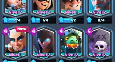 Conta Clash Royale lvl 11 arena 11