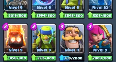 Conta Clash Royale lvl 11 arena 11