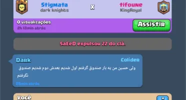 Conta Clash Royale lvl 11 arena 11