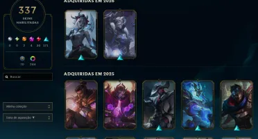 Conta valorant e lol