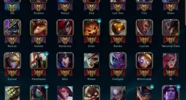 SKINS VITORIOSAS APARTIR DA S5 > 39 SKINS - D4 119 CHAMP