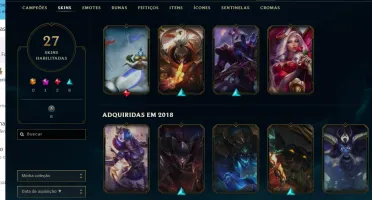 Conta Smurf Lol 27 Skins Full Acesso