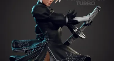 2B - Nier Automata 3D - Arquivo .Stl Para Impressão 3D