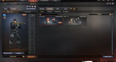Conta Crossfire AL Barrinha de Ouro com um personagem de zp