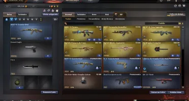 Conta Crossfire AL Barrinha de Ouro com um personagem de zp