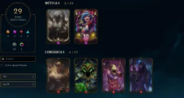 Conta league of legends lvl 70