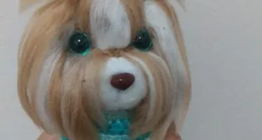 Mini Shitzu - Amigurumi De Crochê