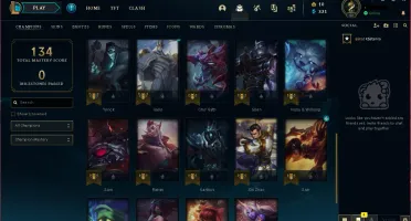 CONTA LEAGUE OF LEGENDS