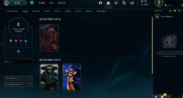 CONTA LEAGUE OF LEGENDS