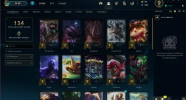 CONTA LEAGUE OF LEGENDS