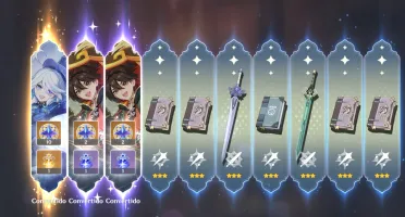 Conta Genshin AR 54 Furina C2 Clorinde + Absolvicao