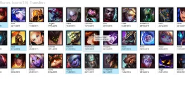 QUASE DE GRAÇA: CONTA COM 46 CAMPEÕES E 13 SKINS