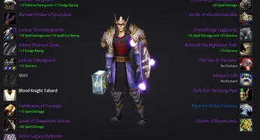 Conta wow TBC - pala prot / healer / warrior fury / tank