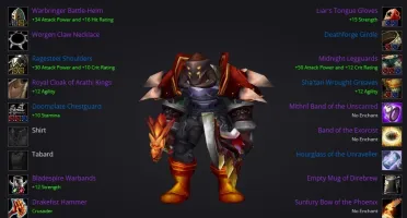 Conta wow TBC - pala prot / healer / warrior fury / tank