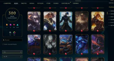 Conta Lol - Unrakend, Todos Os Champs, 300 Skins, 6700 De Rp