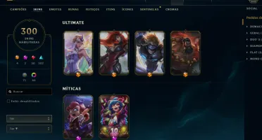 Conta Lol - Unrakend, Todos Os Champs, 300 Skins, 6700 De Rp