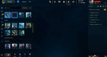 Conta Lol - Unrakend, Todos Os Champs, 300 Skins, 6700 De Rp