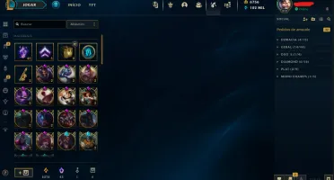 Conta Lol - Unrakend, Todos Os Champs, 300 Skins, 6700 De Rp