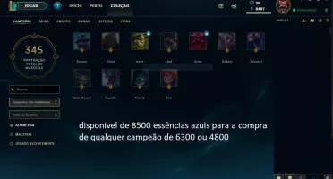 CONTA LEVEL 46, 129+1 CAMPEÕES, 39 SKINS, 2 LENDÁRIAS