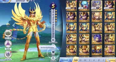 SAINT SEIYA AWAKENING - COM GEMAS AVANÇADAS E LIVROS