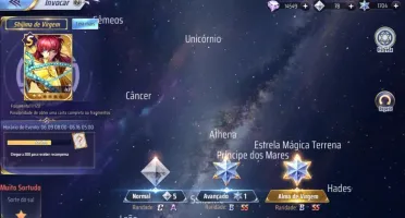 SAINT SEIYA AWAKENING - COM GEMAS AVANÇADAS E LIVROS