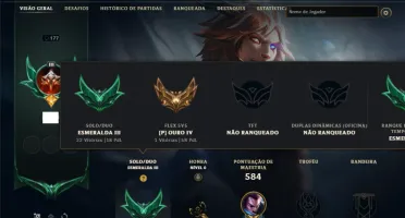 Esmeralda 3 com TODOS os champs e 129 Skins (MID / JG / ADC)