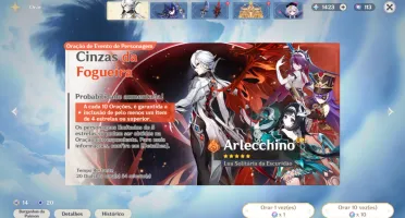 Genshin Impact - Furina C6 + 1423 Gemas + 113 Tiros Ar 52