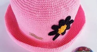 Chapéu Bucket em Crochê