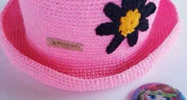 Chapéu Bucket em Crochê