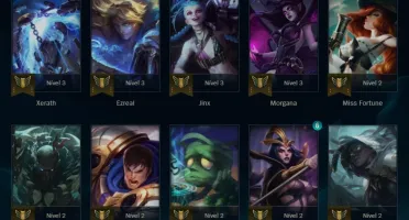 Conta de lol level 55