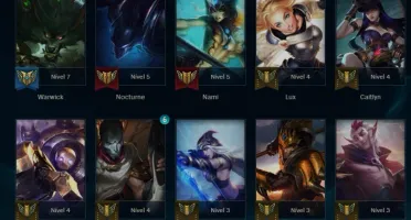 Conta de lol level 55