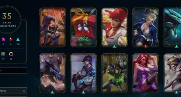 Conta de lol level 55