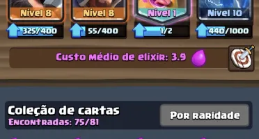 Conta Clash Royale, 3279 Troféus, 9 Lendárias
