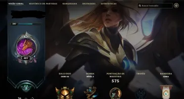 Conta League Of Legends 380 Skins, Gold III