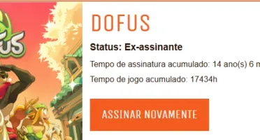 Conta veterana de Dofus