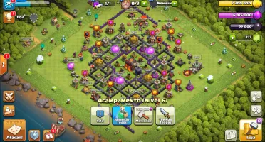 Conta Clash Of Clans CV 10