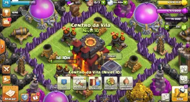 Conta Clash Of Clans CV 10