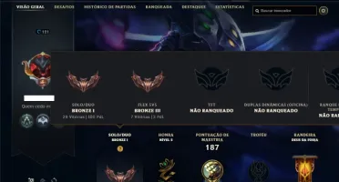 Conta bronze 1 com 70 Champs e 31 Skins