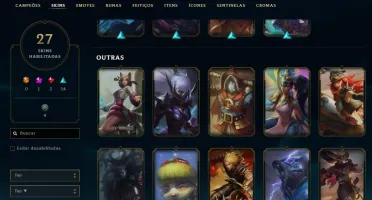 Conta level 136, 27 skins, Gold 2 + Dados de criação