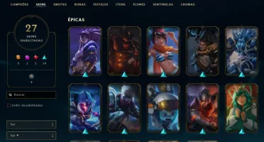 Conta level 136, 27 skins, Gold 2 + Dados de criação