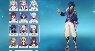 Conta com Alhaitam, Eula c1, Ayato e skin limitada do kaeya