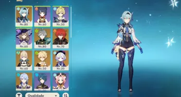 Conta com Alhaitam, Eula c1, Ayato e skin limitada do kaeya