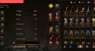 Conta Monge 60+(25) Diablo Immortal