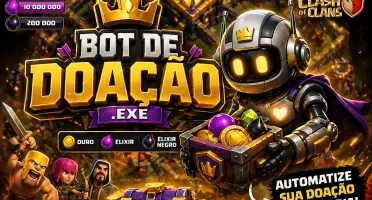 BOT PARA DOAÇÕES CLASH OF CLANS | ATUALIZADO