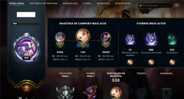 Conta prata 1 FULL CHAMPS E SKINS