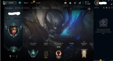 CONTA PLATINA 2 COM EMOTE MESTRE