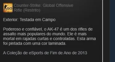 AK-47|Azul laminado com adesivo TITAN Cologne 2014